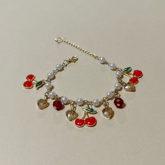 Cherry bracelet N606 - Picture 3 of 4